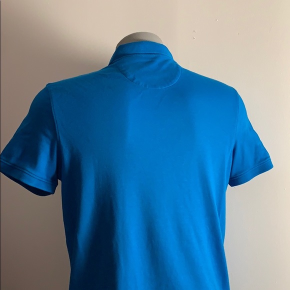 Medium Blue Liquid Touch Calvin Klein Polo - Picture 3 of 4